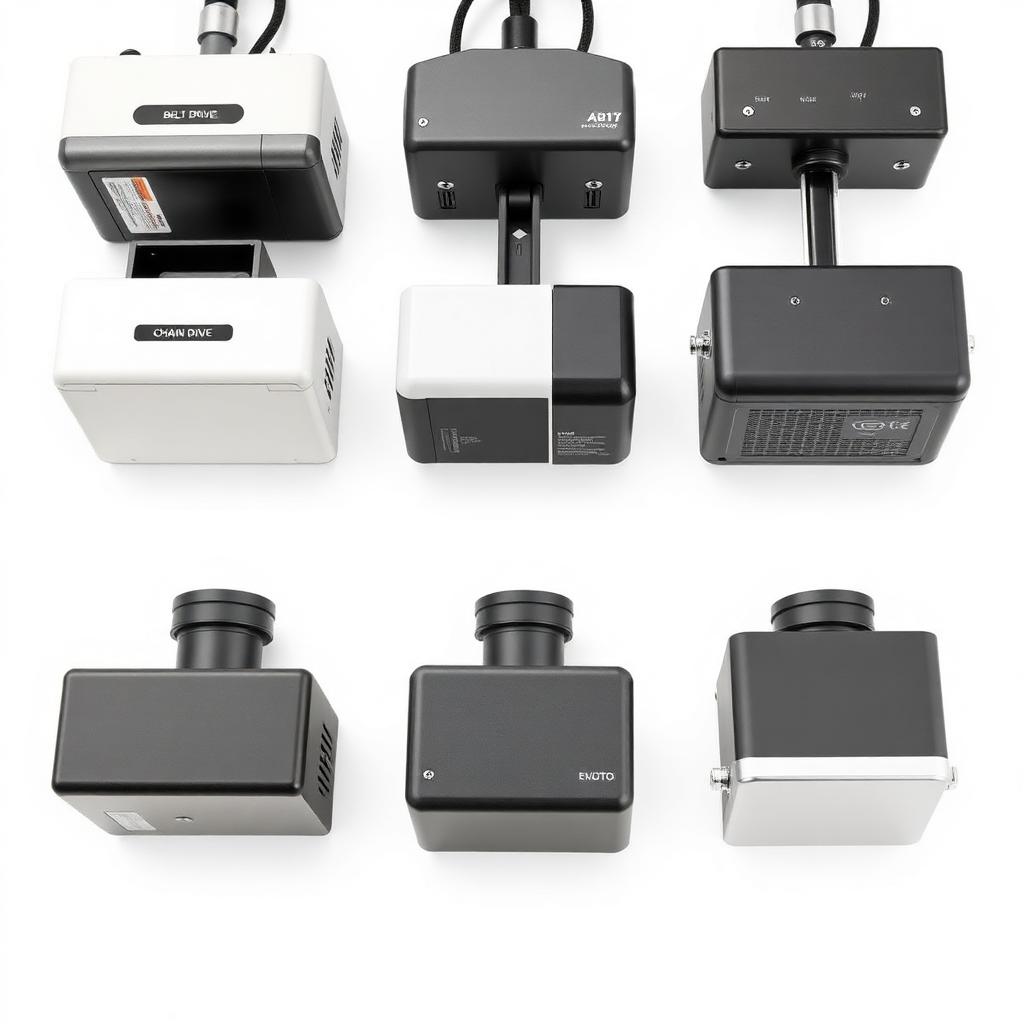 Different types of garage door openers compared